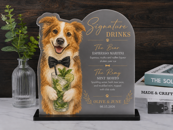 Dog Signature Cocktail Ideas: Names, Signs, Cups, & Stirrers