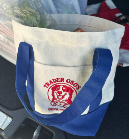 Custom Mini Tote Bag with Your Dog as the Logo