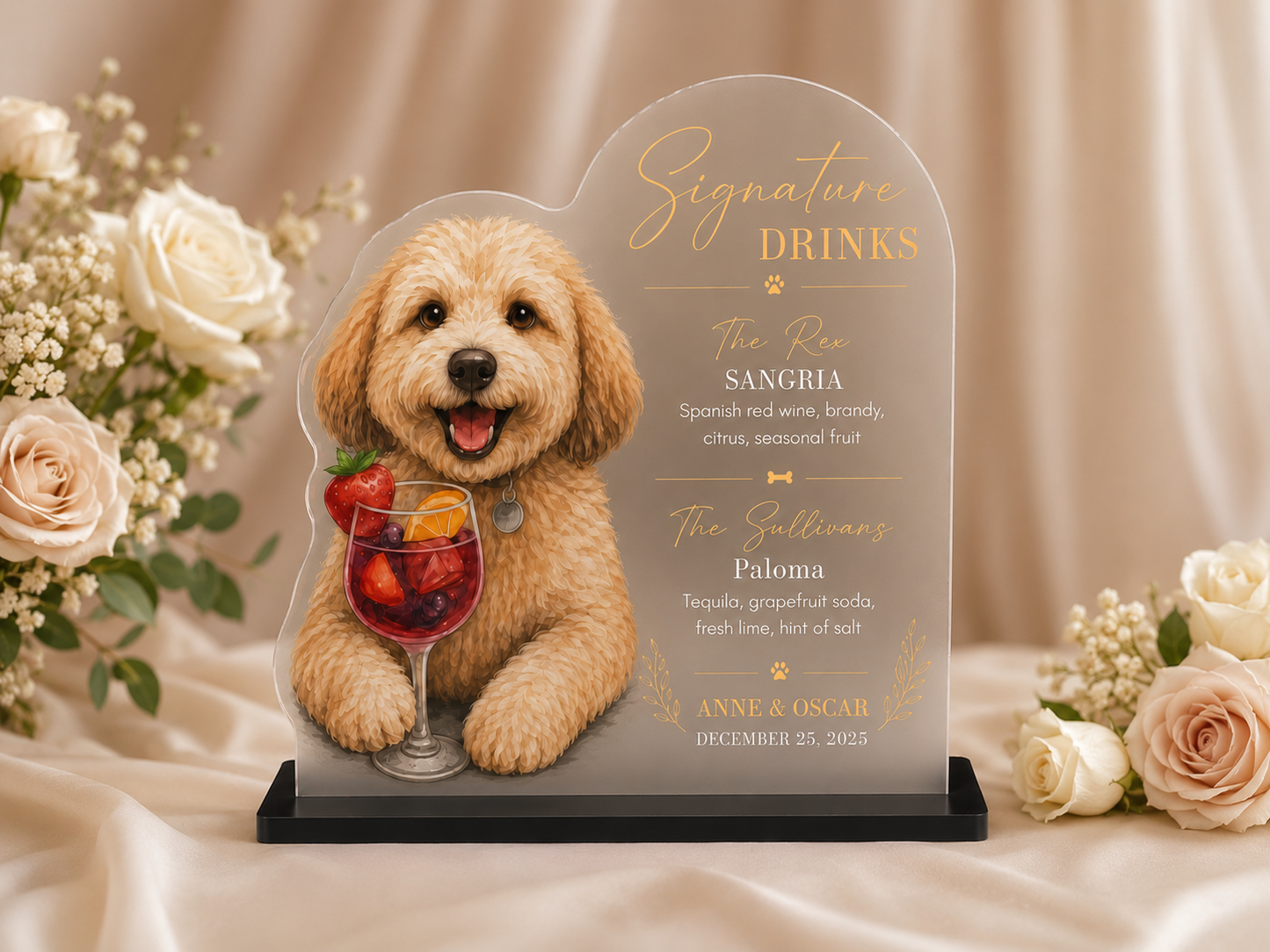 Custom Dog Bar Sign