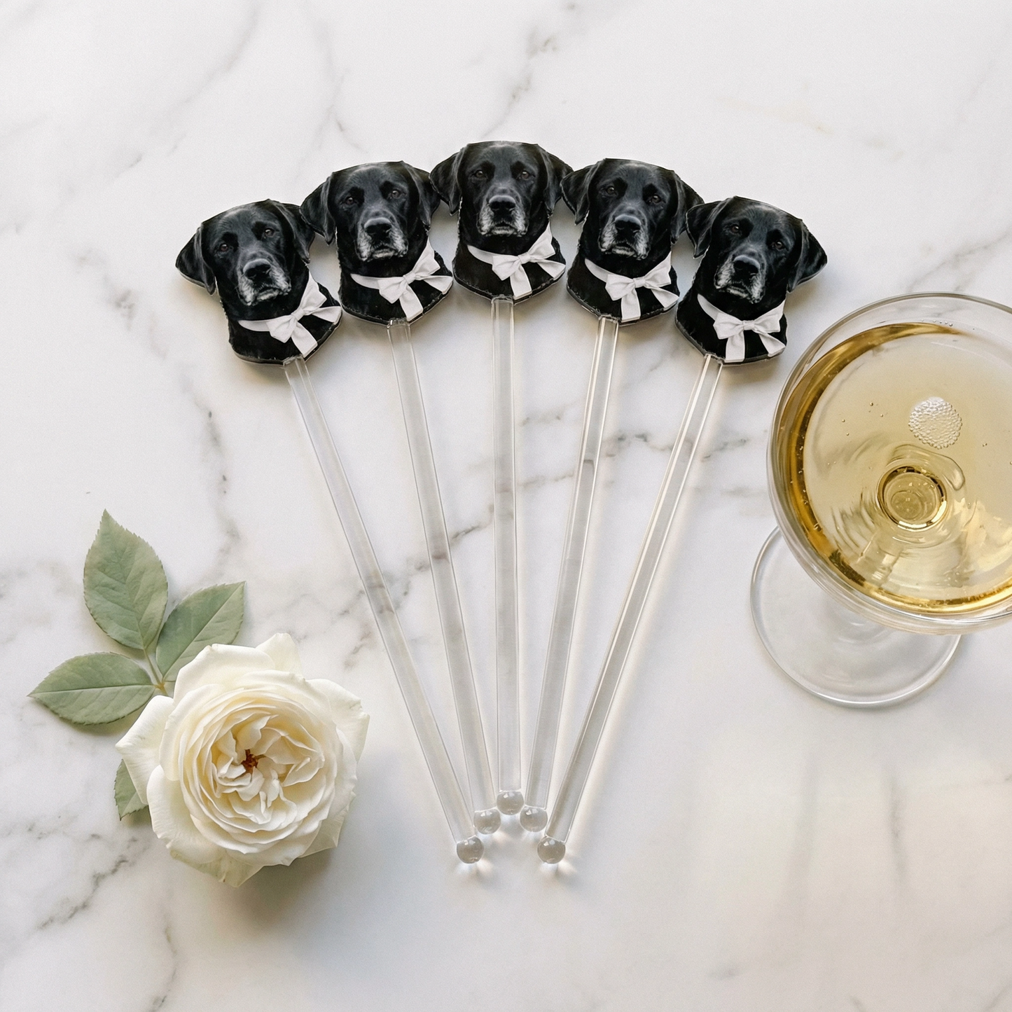 Custom Dog Drink Stirrers