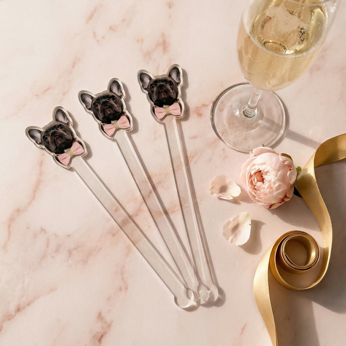 Custom Dog Drink Stirrers