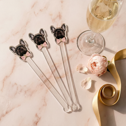 Custom Dog Drink Stirrers