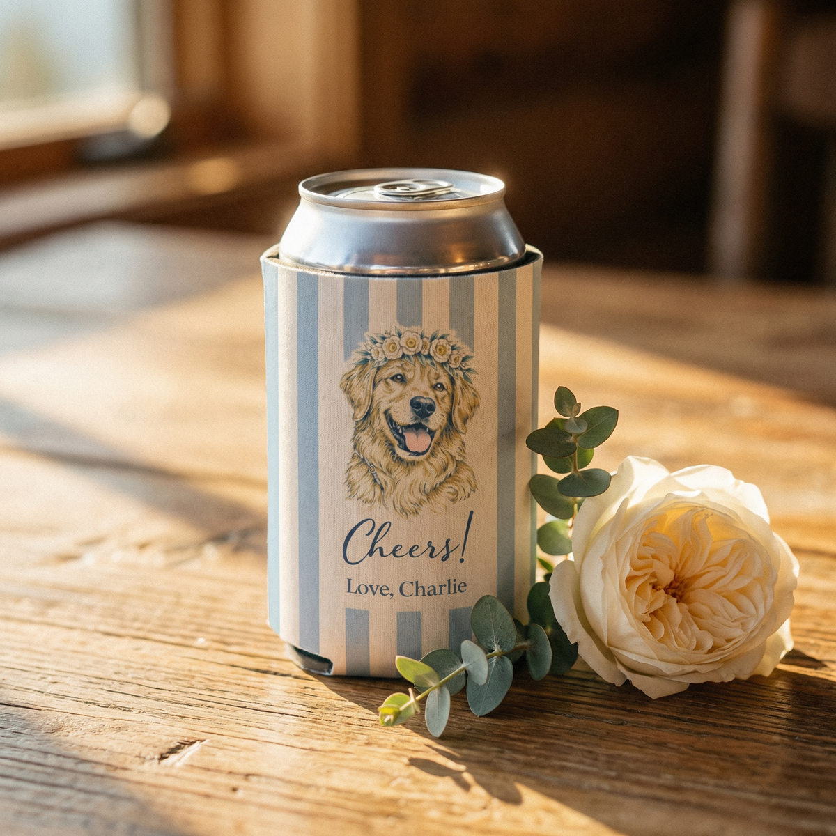 Custom Dog Can Coozie