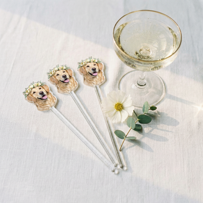 Custom Dog Drink Stirrers