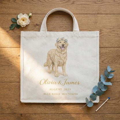 Custom Dog Tote Bags