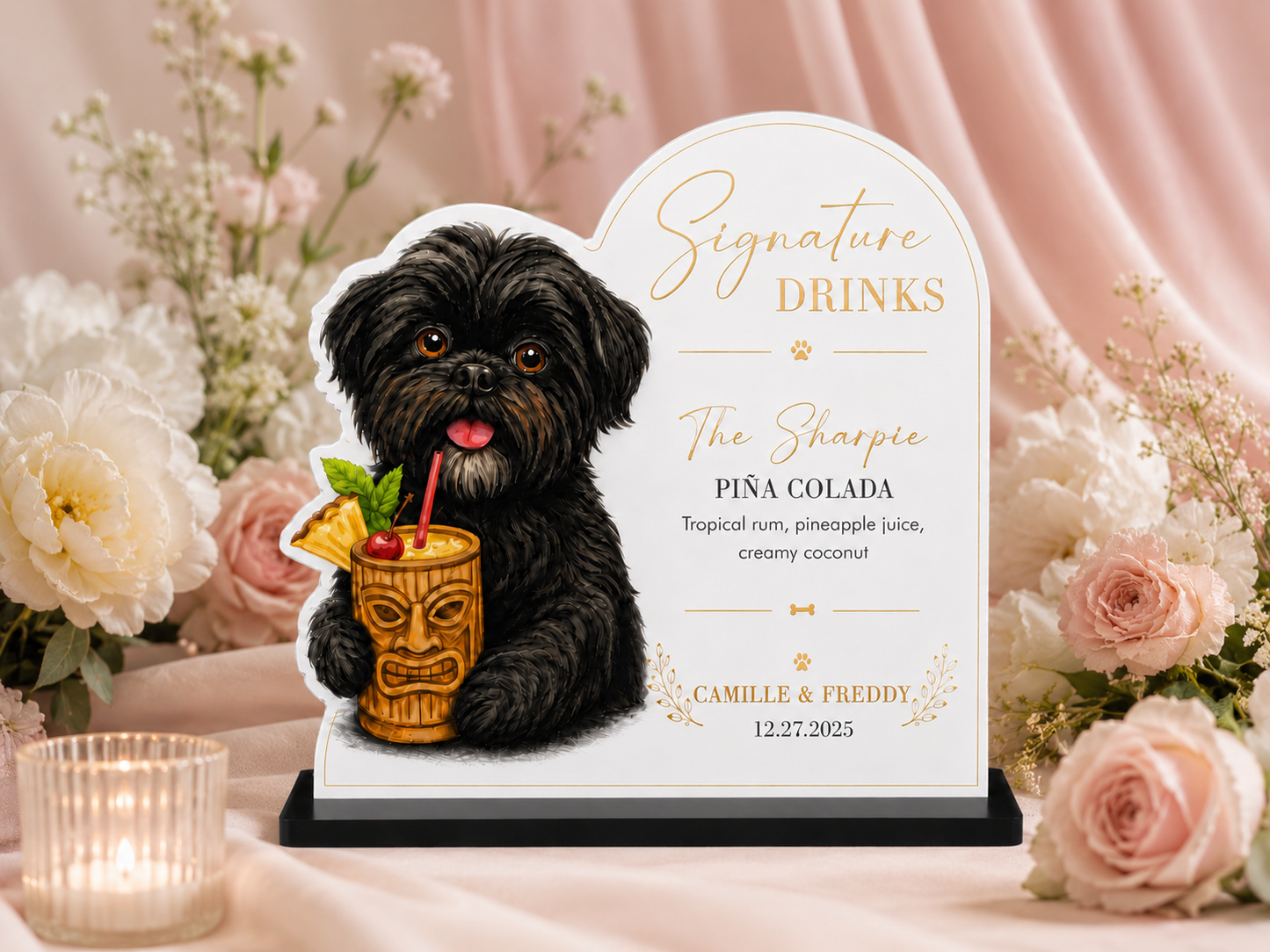 Custom Dog Bar Sign