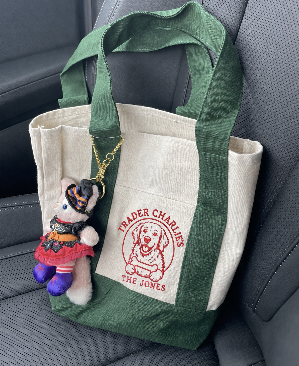 Custom Mini Tote Bag with Your Dog as the Logo