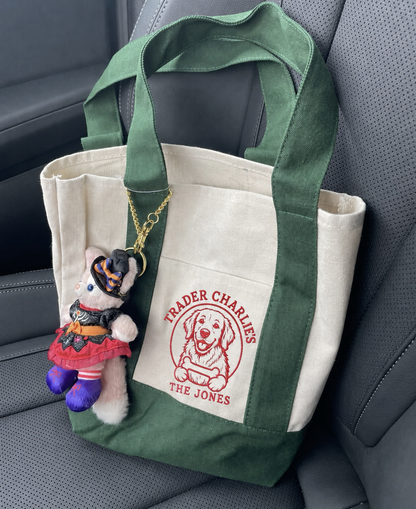 Custom Mini Tote Bag with Your Dog as the Logo