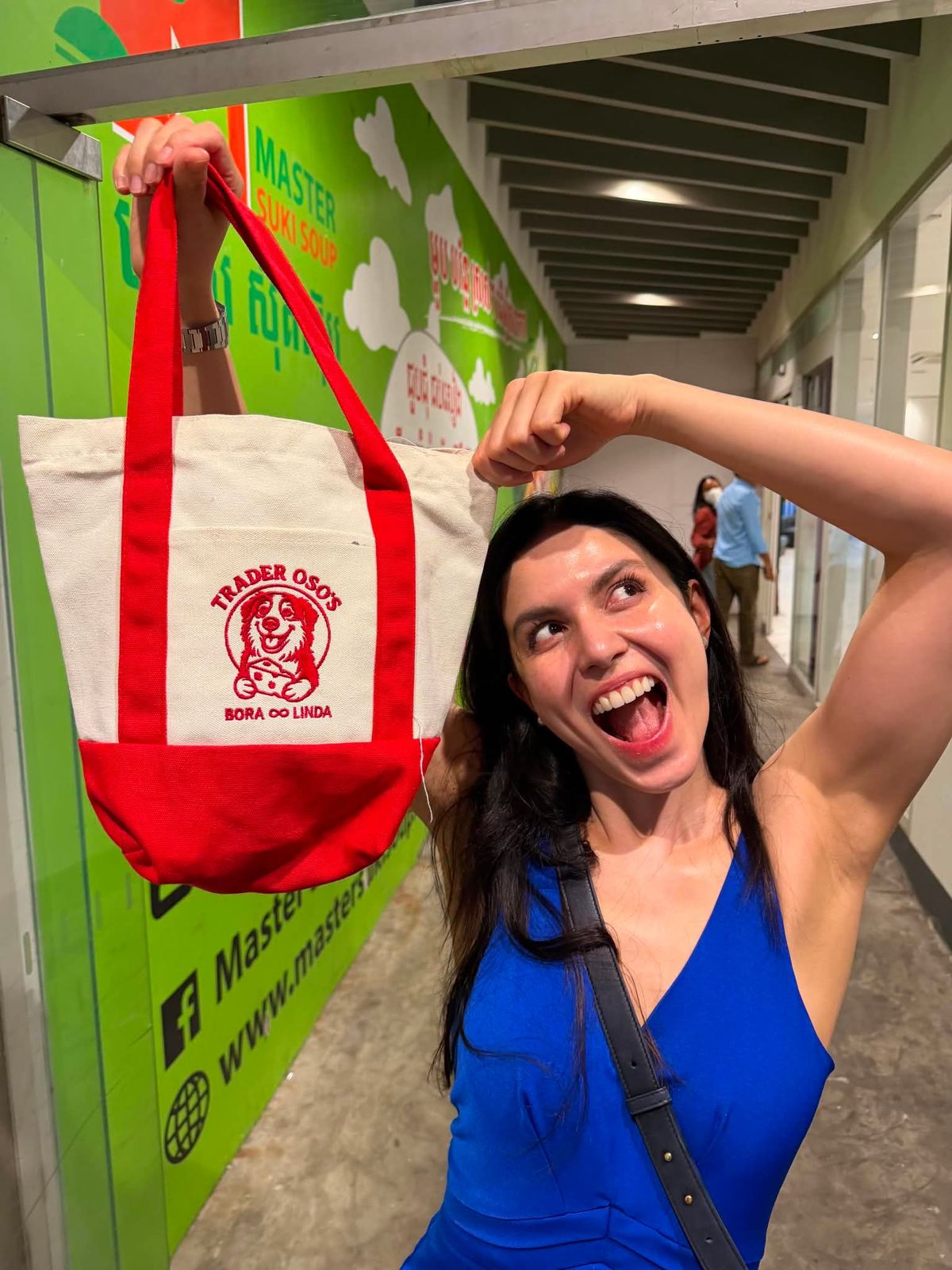 Custom Mini Tote Bag with Your Dog as the Logo