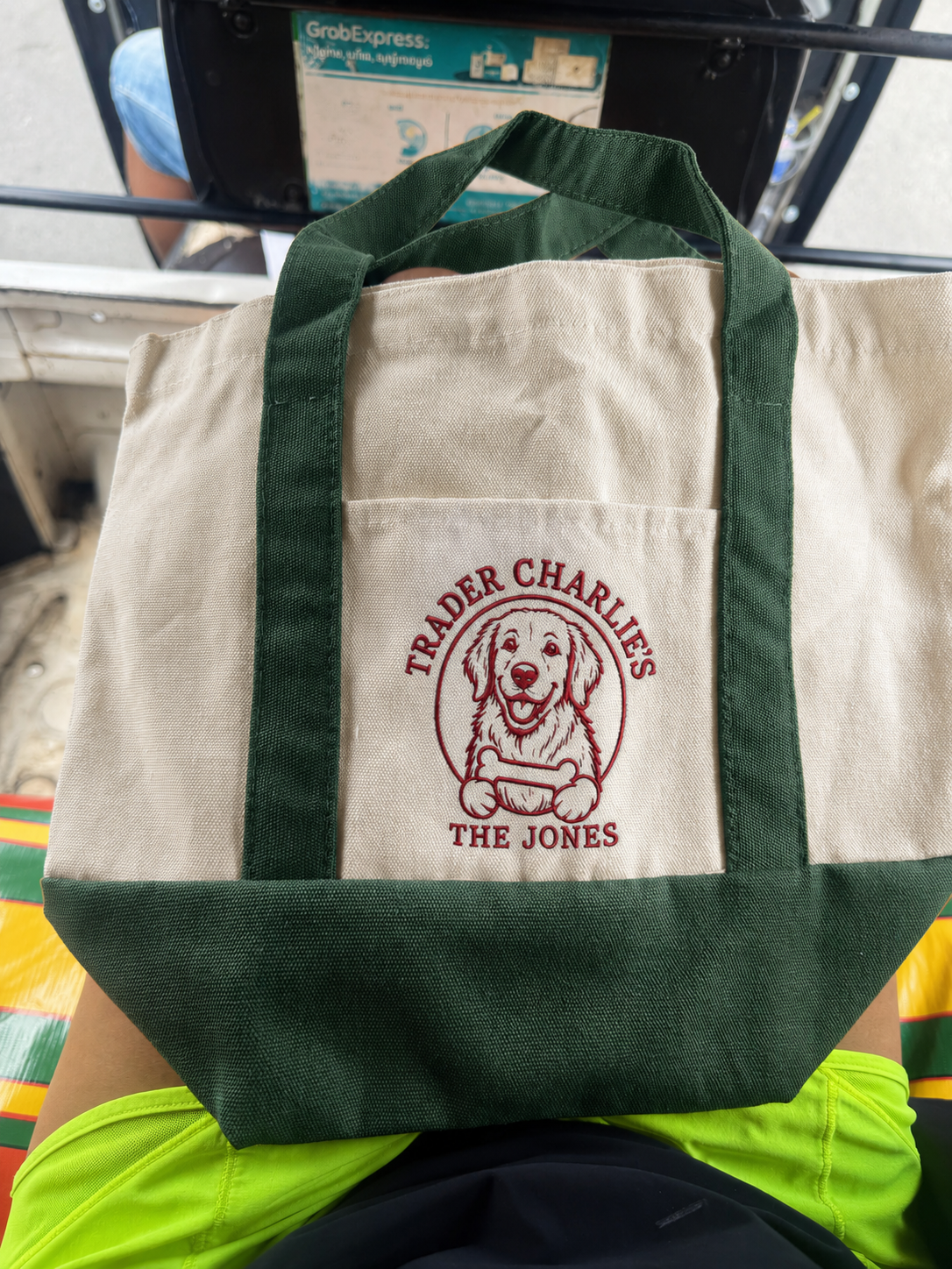Custom Mini Tote Bag with Your Dog as the Logo