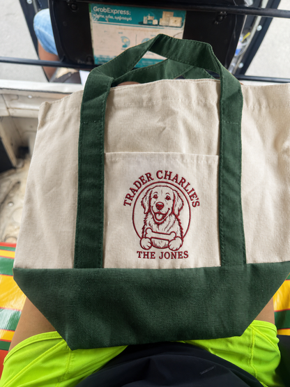 Custom Mini Tote Bag with Your Dog as the Logo