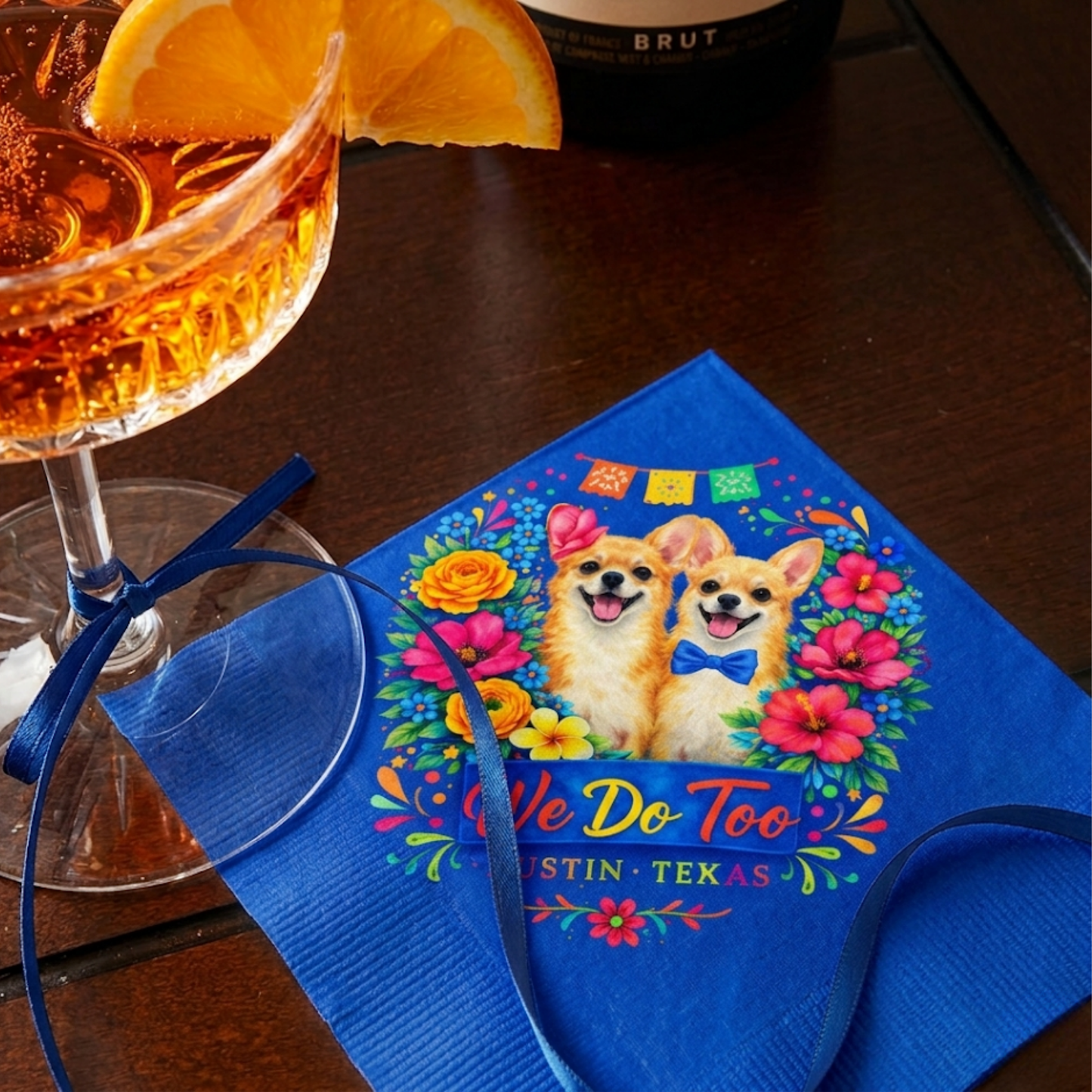Custom Dog Cocktail Napkins