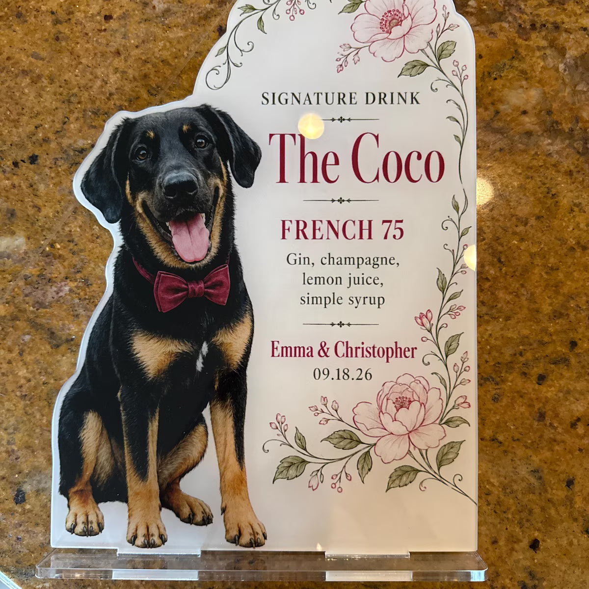 Custom Dog Bar Sign