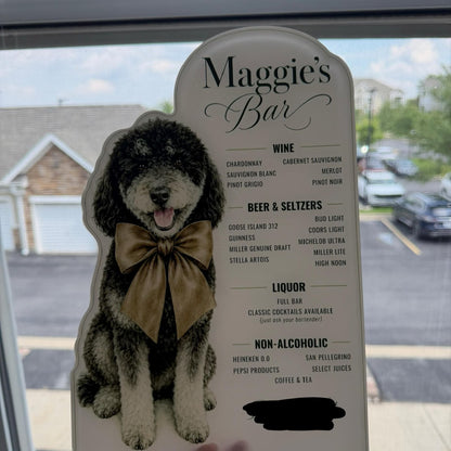 Custom Dog Bar Sign