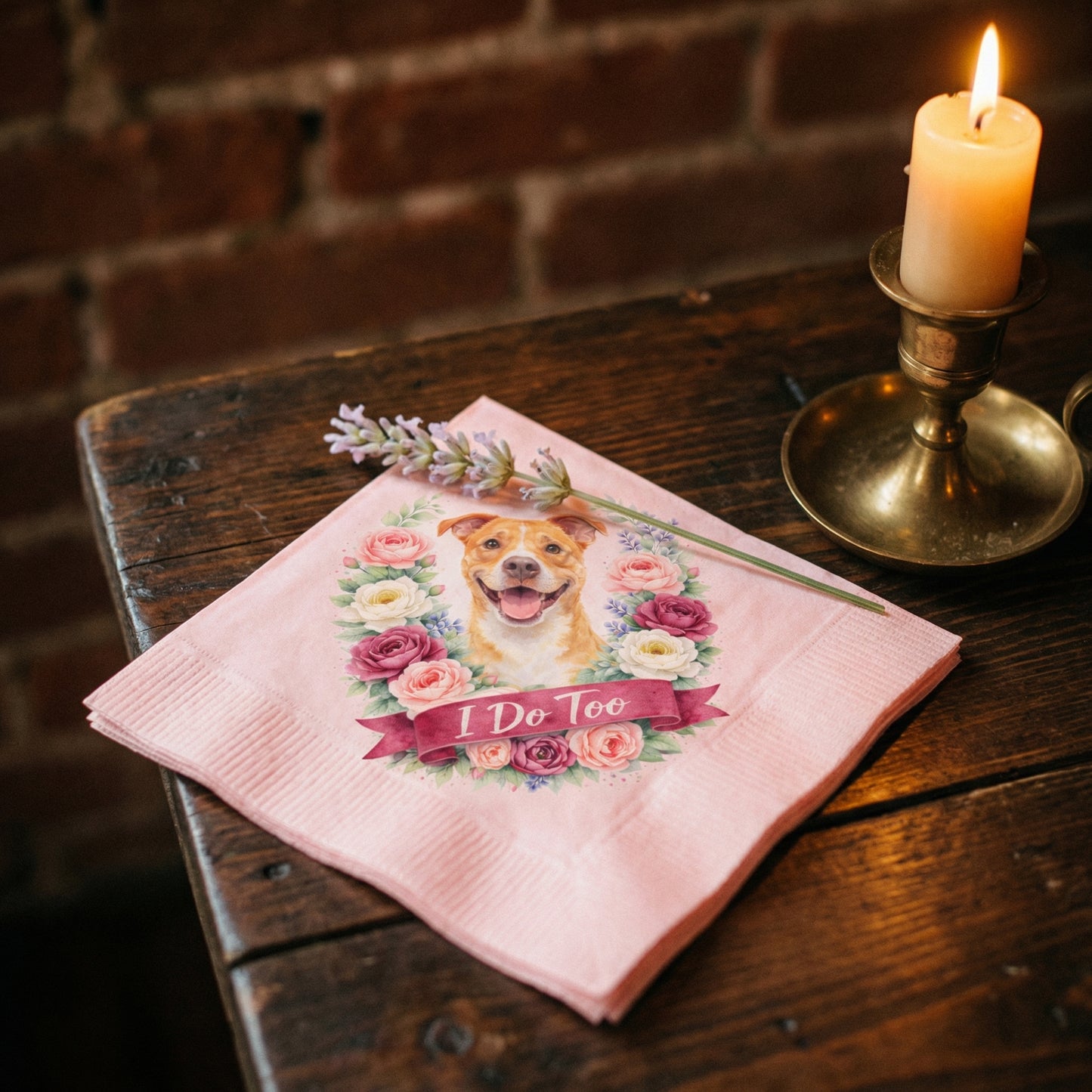 Custom Dog Cocktail Napkins