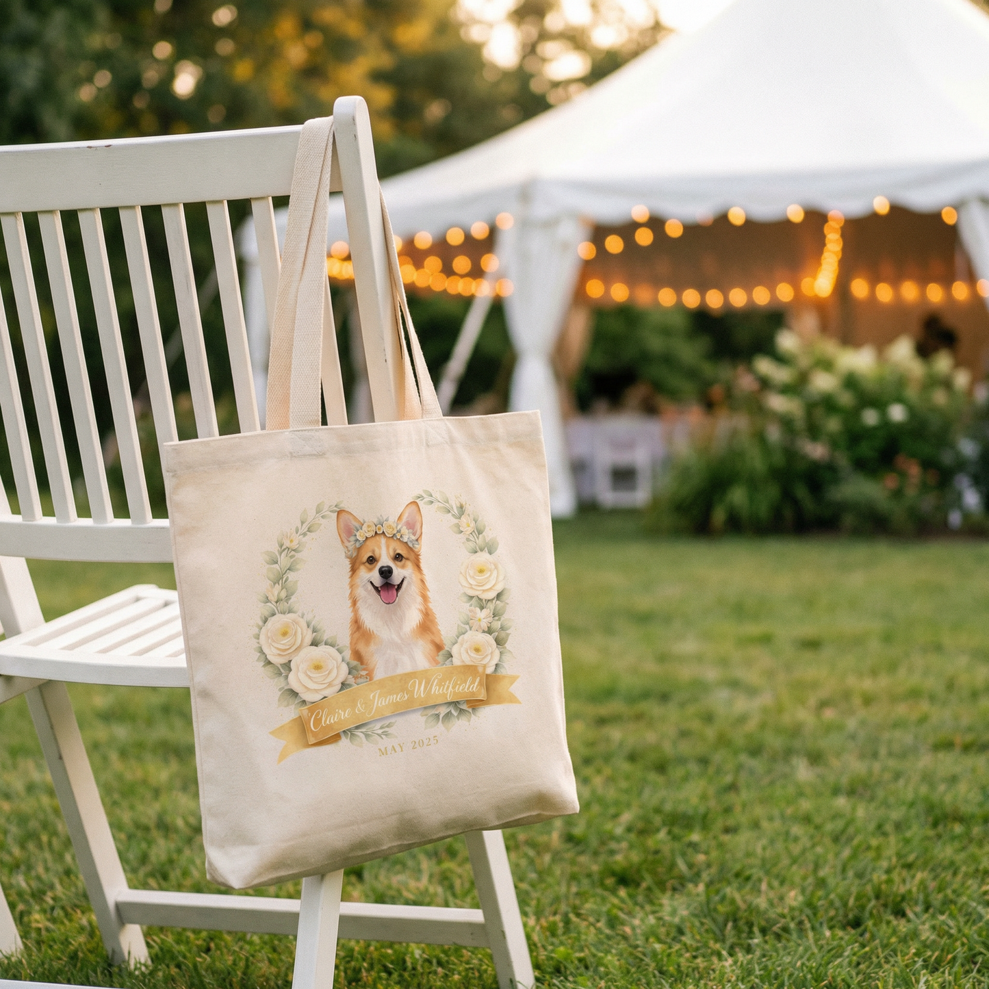 Custom Dog Tote Bags