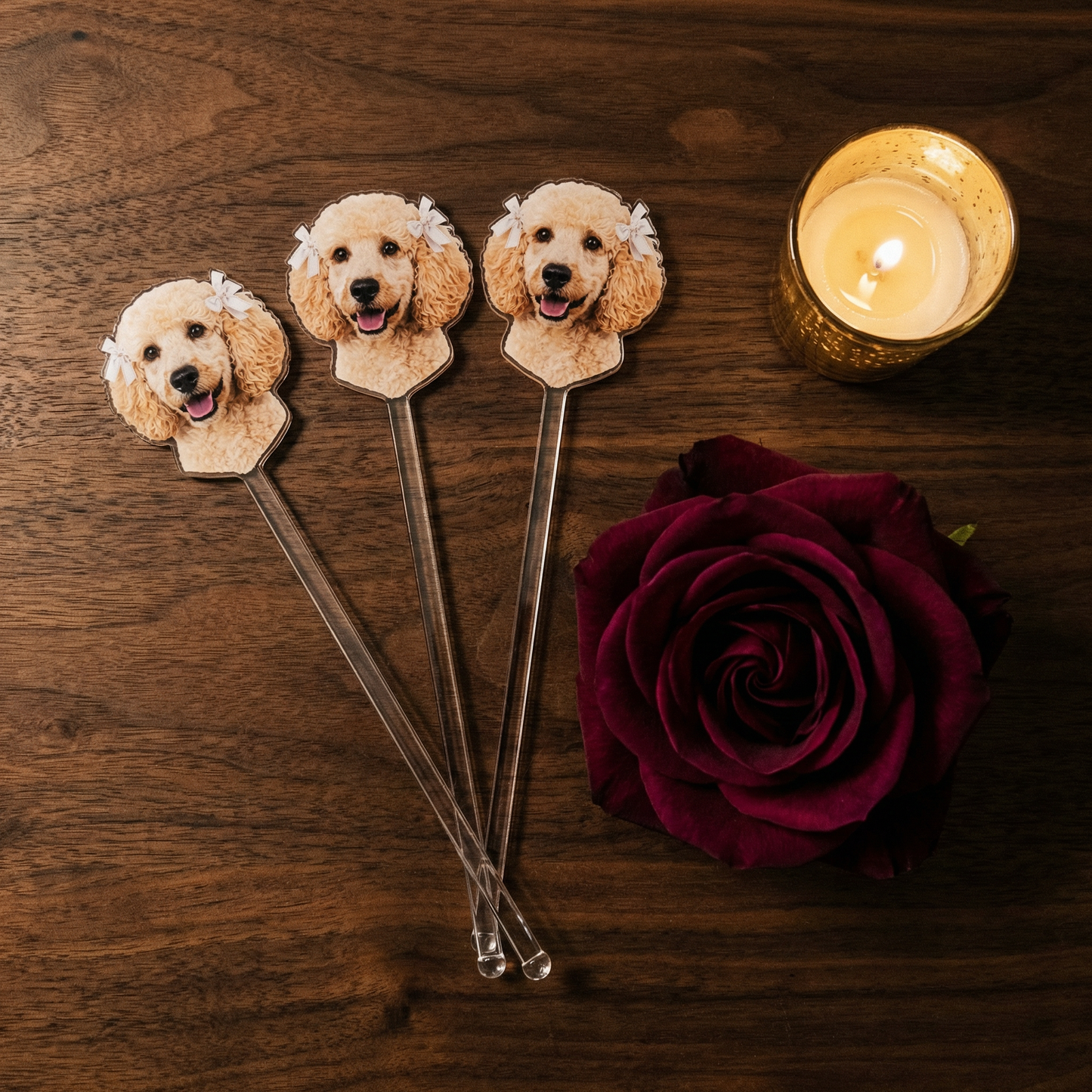 Custom Dog Drink Stirrers
