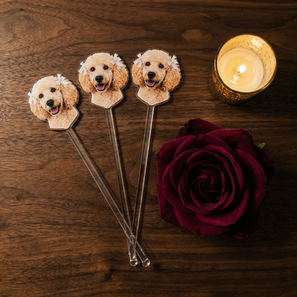 Custom Dog Drink Stirrers