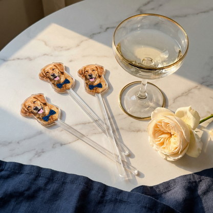 Custom Dog Drink Stirrers