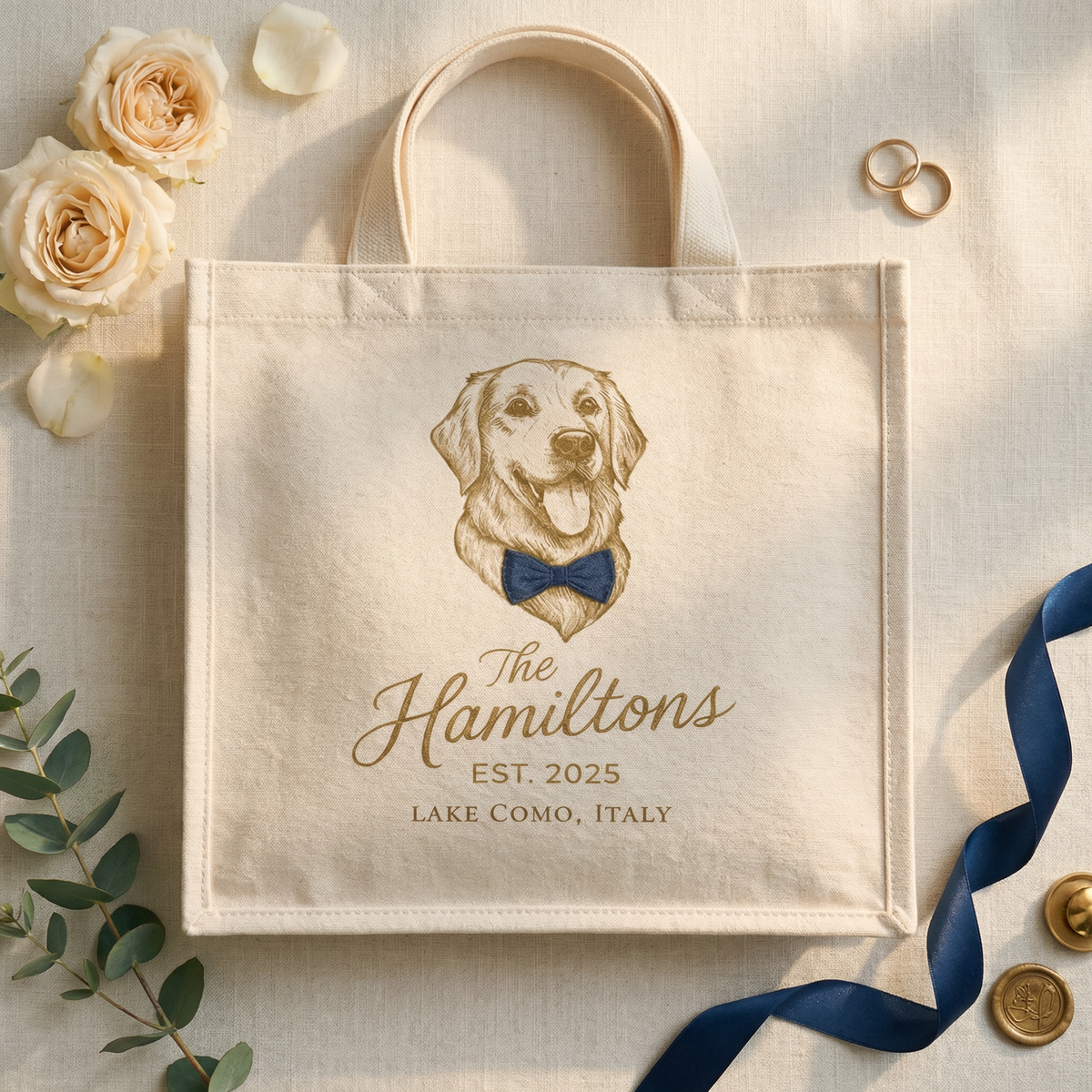 Custom Dog Tote Bags