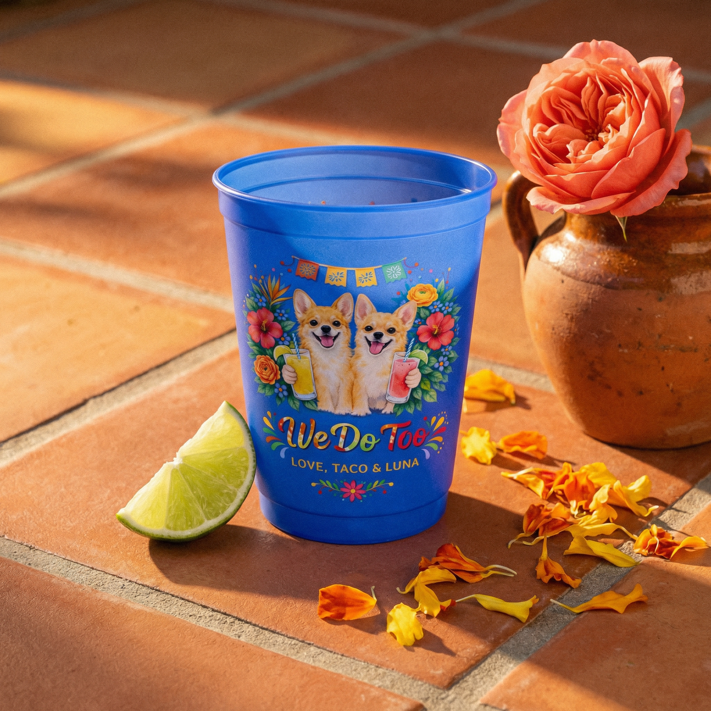 Custom Dog Frosted Cups