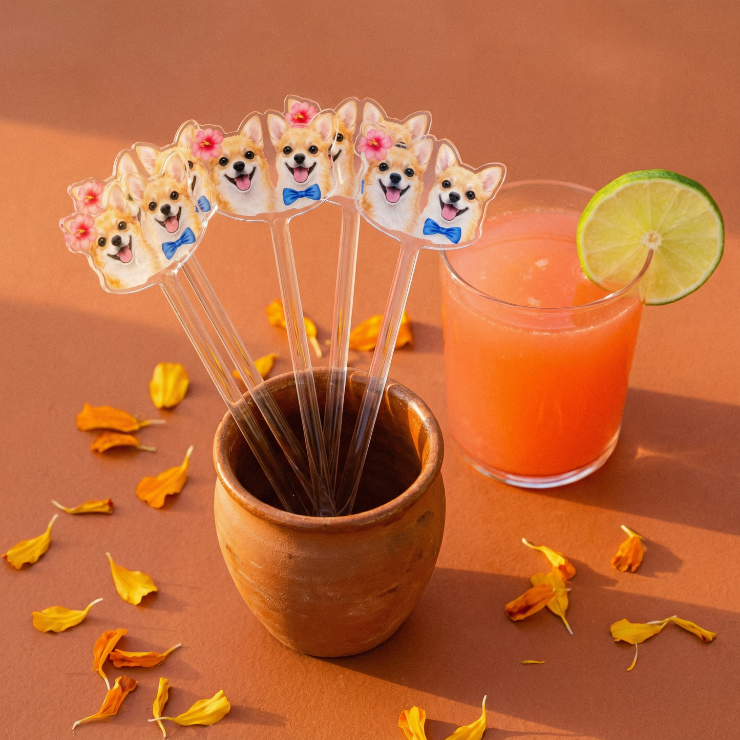 Custom Dog Drink Stirrers