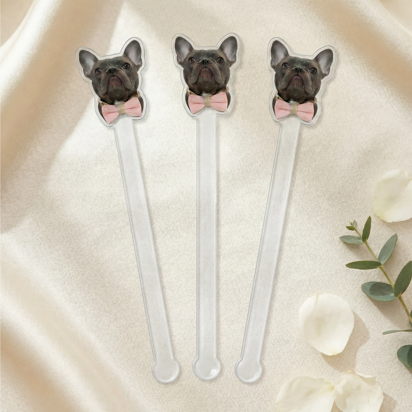 Custom Dog Drink Stirrers